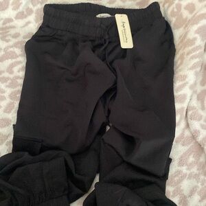 Satin joggers